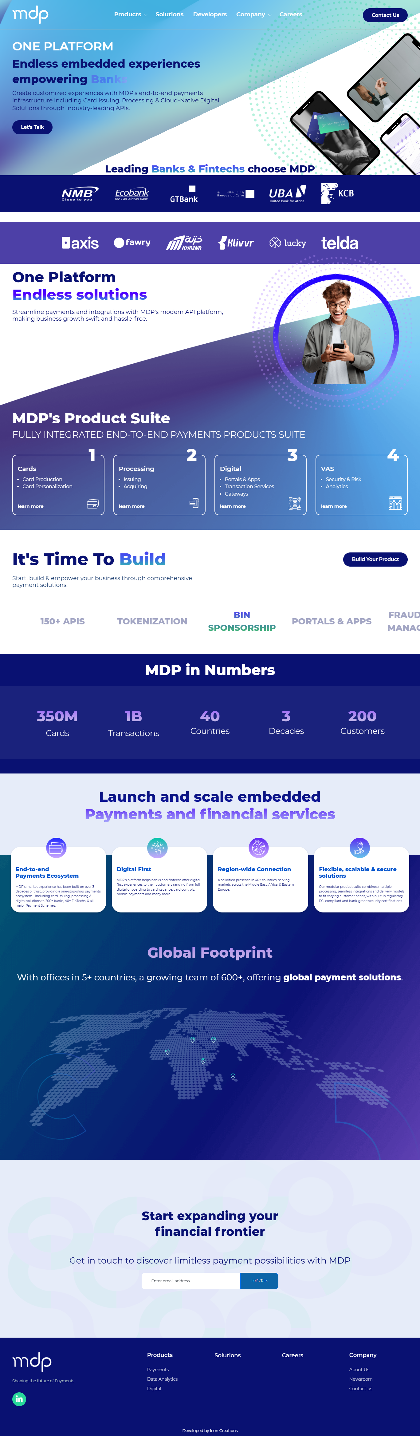 MDP Egypt – FinTech Corporate CMS & Careers Platform