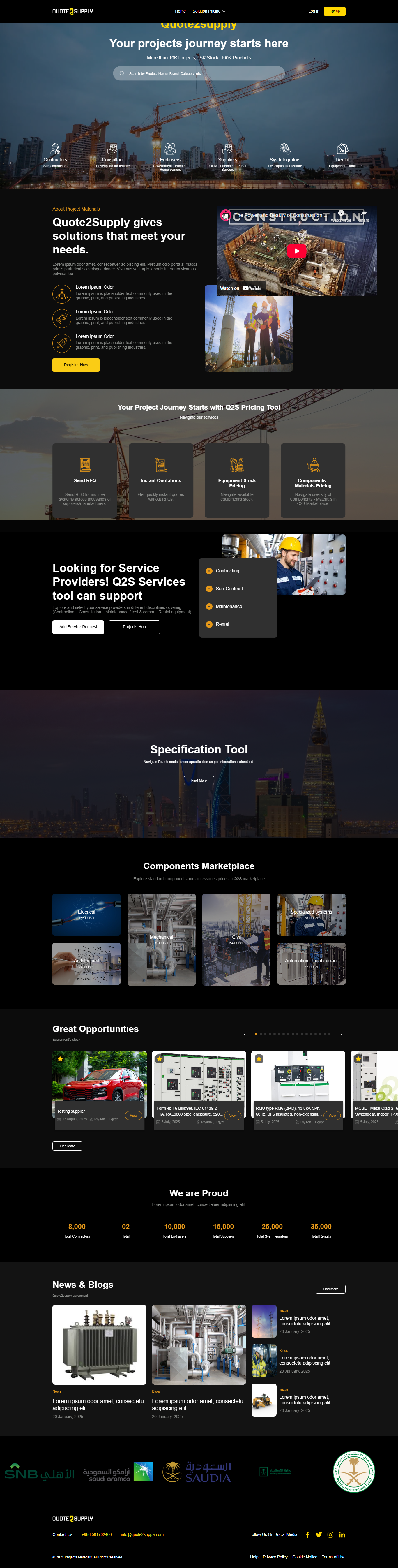 Quote2Supply - Engineering & Logistics Marketplace